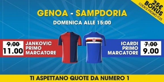 Scommesse su Genoa Sampdoria