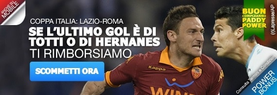 Scommesse su Roma Lazio