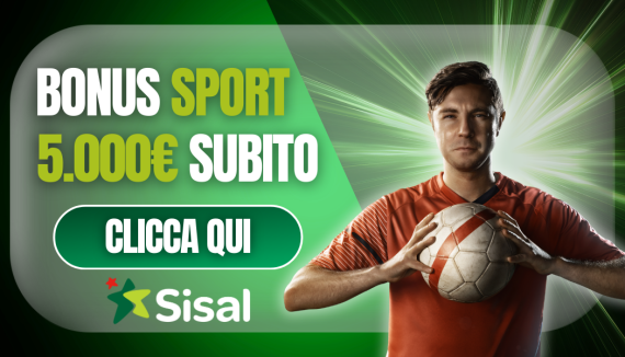 Bonus Benvenuto Scommesse Sisal