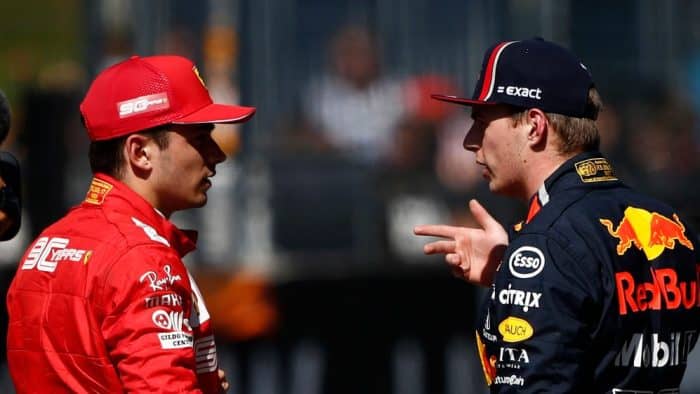 Leclerc-Verstappen, Ferrari e Red Bull