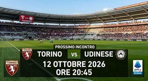 Torino-Udinese streaming e pronostico