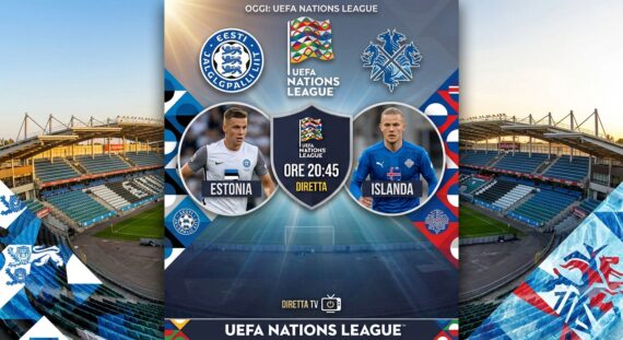 Estonia Islanda pronostico e streaming