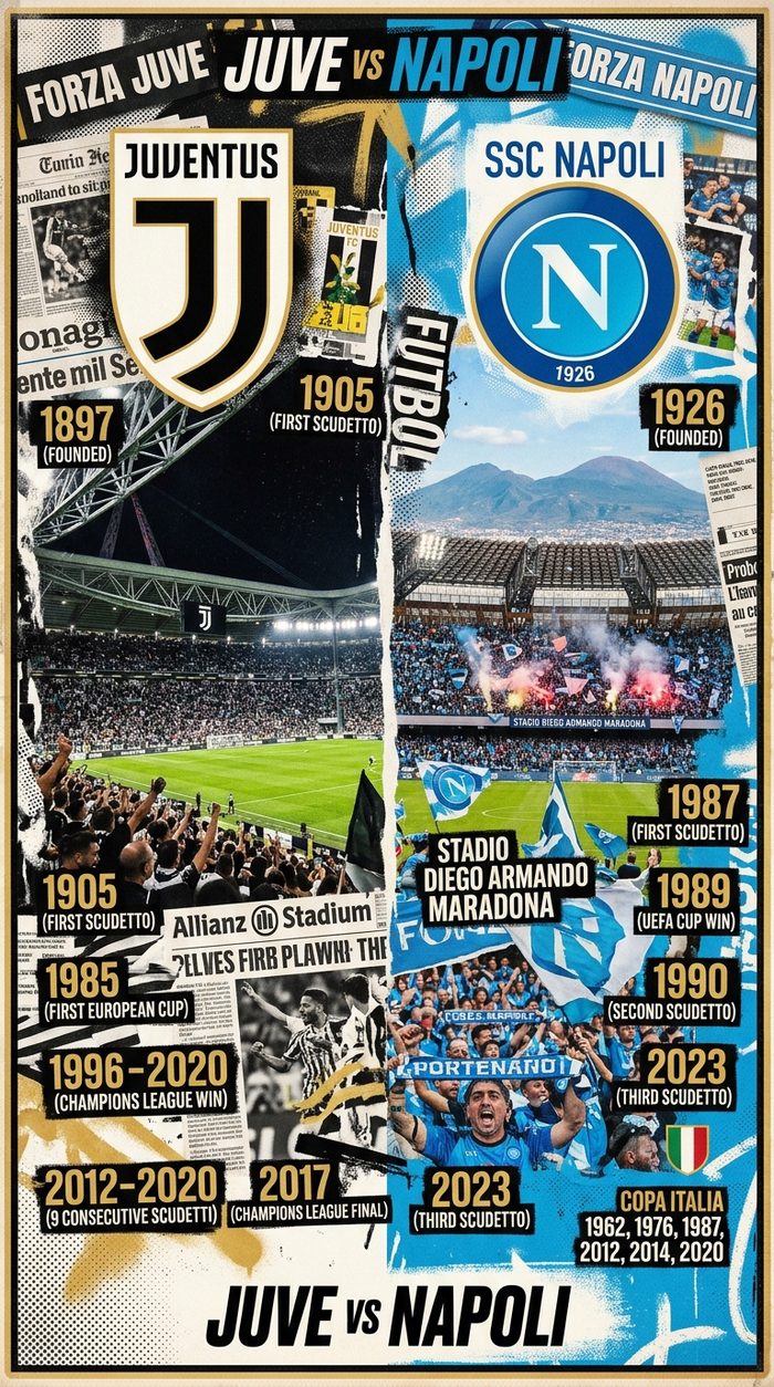 Juventus-Napoli storia
