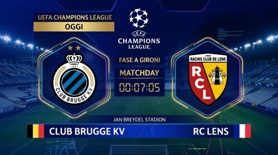 Club Brugge - Lens pronostico e streaming