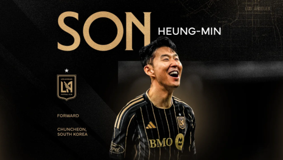 L'ex Tottenham Son è ufficialmente un nuovo giocatore dei Los Angeles FC - Foto da sito ufficiale Los Angeles FC