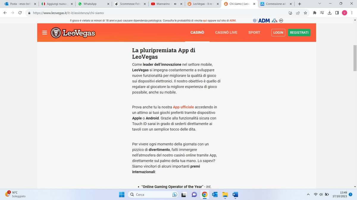 App Leovegas