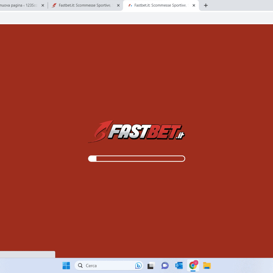 Screenshot dell interfaccia Fastbet app