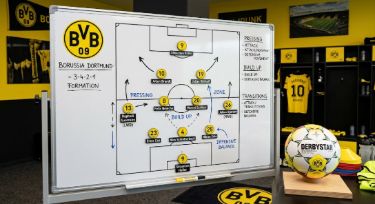 Borussia Dortmund, numeri e chiavi tattiche