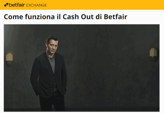 Cash out di Betfair