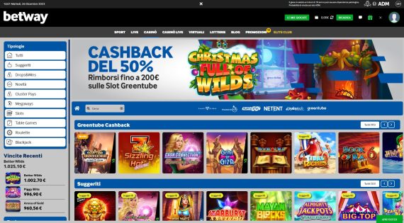 betway casinò con slot come tomb of ra classic e altre