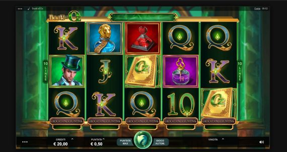 slot online Book of Oz con linee di gioco, pulsanti, crediti e puntata slot online Book of Oz con linee di gioco, pulsanti, crediti e puntata