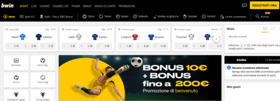 bwin scommesse