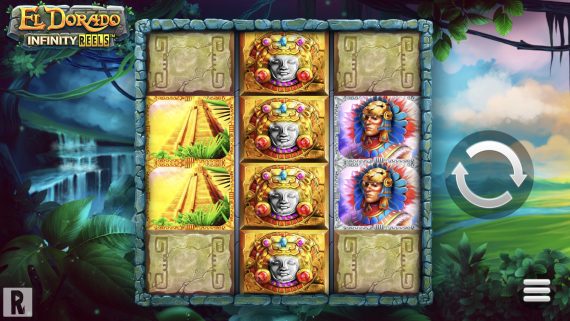 slot online El Dorado Infinity Reels schermata di gioco con simboli slot online El Dorado Infinity Reels schermata di gioco con simboli