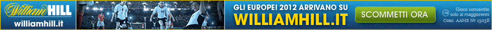Euro 2012: scommesse sportive online, live e con bonus su WILLIAM HILL