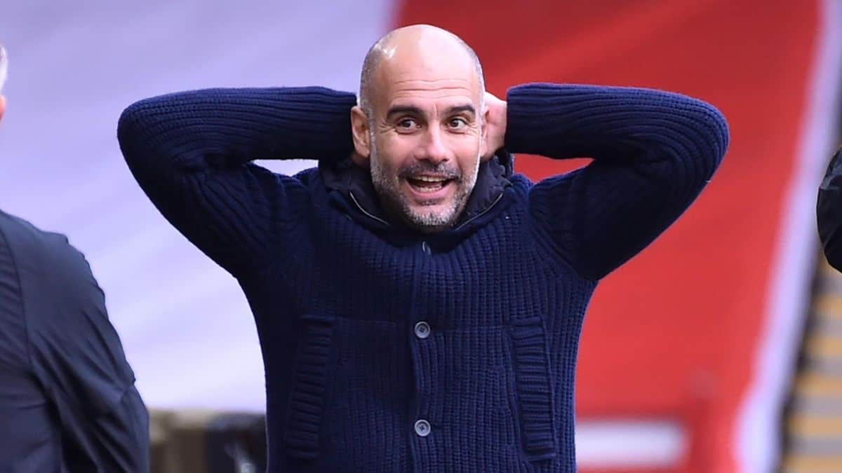 Guardiola, allenatore del Manchester City