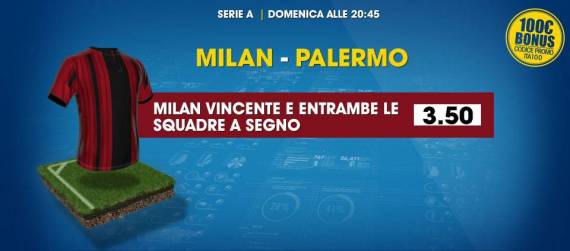 Milan Palermo: quote scommesse