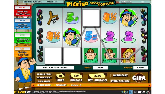 slot online Pierino Tenta La Fortuna schermata goldbet con linea vincente slot online Pierino Tenta La Fortuna schermata goldbet con linea vincente