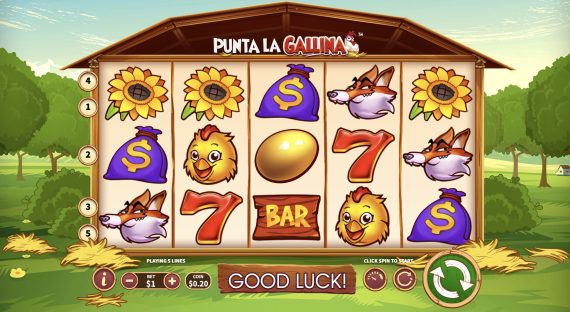 slot online Punta La Gallina schermata con pulsanti e simboli slot online Punta La Gallina schermata con pulsanti e simboli