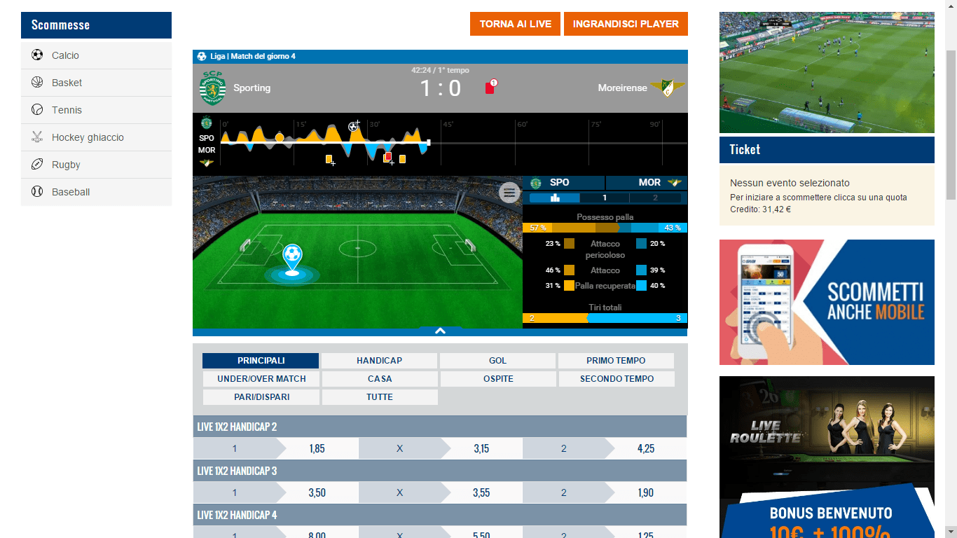 Scommesse Live 