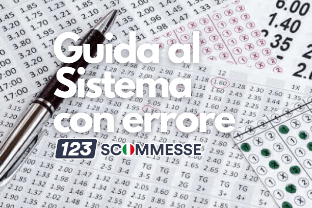 sistema con errore scommesse guida