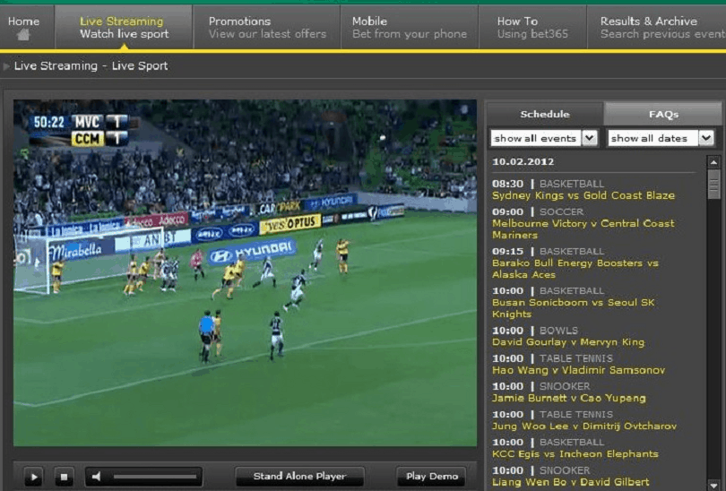 streaming calcio live